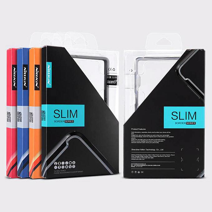 Nillkin Frame Series Protective Cover Shell Bumper PC+TPU Case for Motorola Nexus 6 - Black