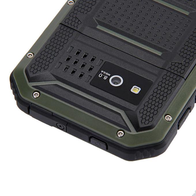 DIGOOR DG2 Plus IP68 Rugged Phone 5.0inch Android 4.4 MTK6582 Quad Core 1.3GHz 1GB 8GB 8.0MP Talkback Miracast - Green