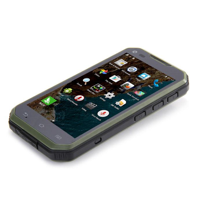 DIGOOR DG2 Plus IP68 Rugged Phone 5.0inch Android 4.4 MTK6582 Quad Core 1.3GHz 1GB 8GB 8.0MP Talkback Miracast - Green