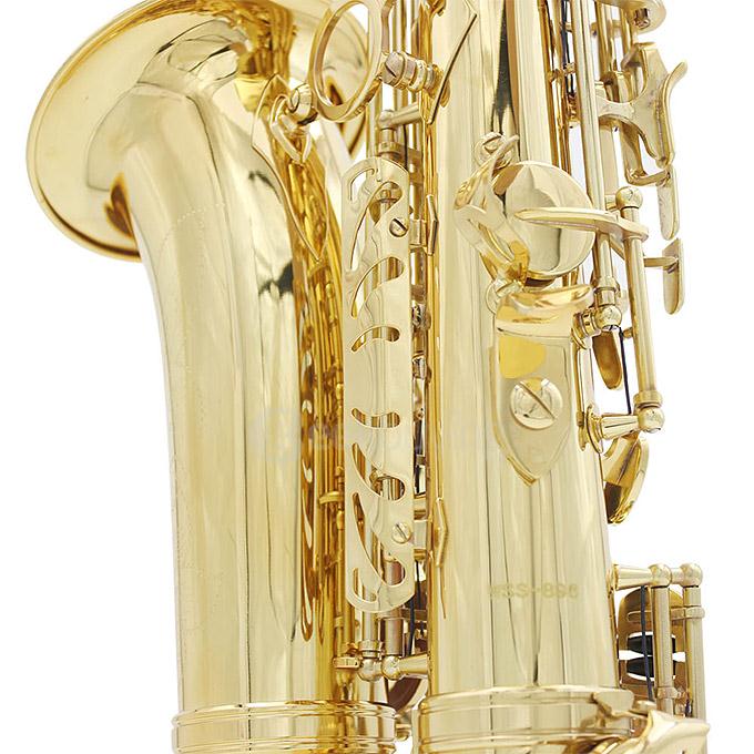 LADE WSS896 Classic Carve Patterns Brass bE Alto Saxophone with Pearl