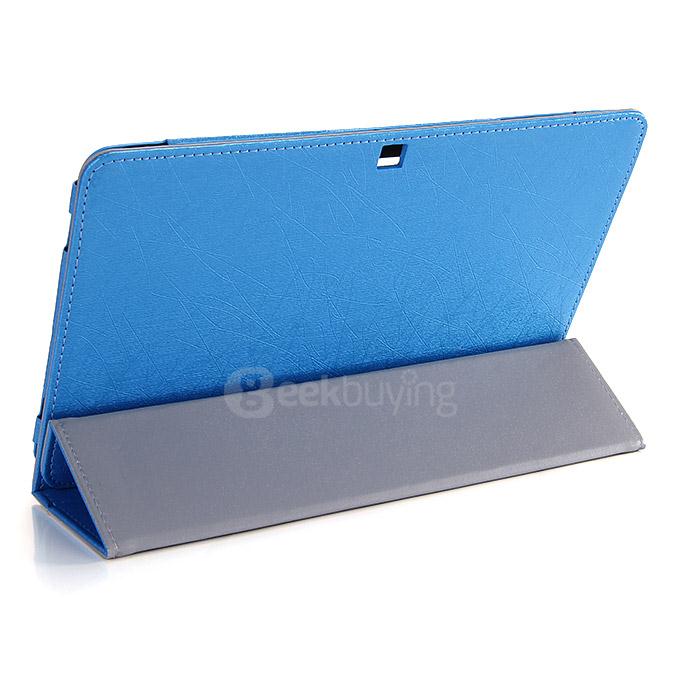 10.6 Inch PU Leather Stand Case Cover for CUBE i7 Stylus Tablet PC - Blue