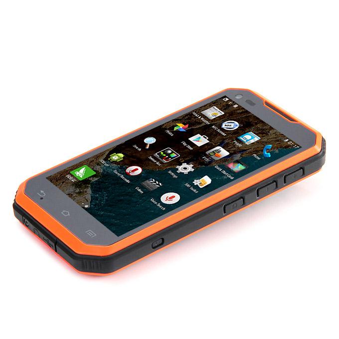 DIGOOR DG2 Plus IP68 Rugged Phone 5.0inch Android 4.4 MTK6582 Quad Core 1.3GHz 1GB 8GB 8.0MP Talkback Miracast - Orange