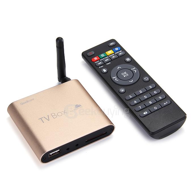 M400 Android 4.4 TV Box Amlogic S805 Quad-core 1G/8G 802.11 b/g/n LAN BT 4.0 HDMI 1080P 3G