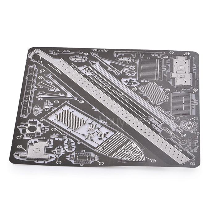 MINI DIY 3D Nanometal Model Titanic Puzzle - Silver