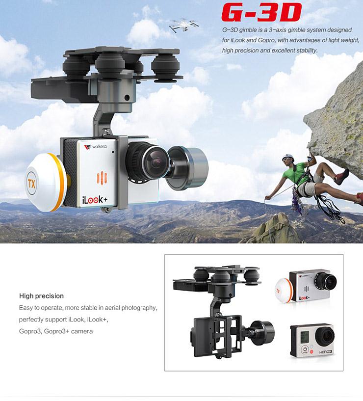 Walkera QR X350 Pro FPV GPS RC Quadcopter 32CH 5.8G One Key To Takeoff With DEVO F12E/G-3D/iLook+