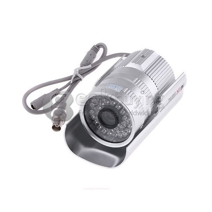 H.264 1/4' Color CMOS Weatherproof Surveillance DVR Kit with 36 LEDs 480TV Lines 4CH CCTV Camera System