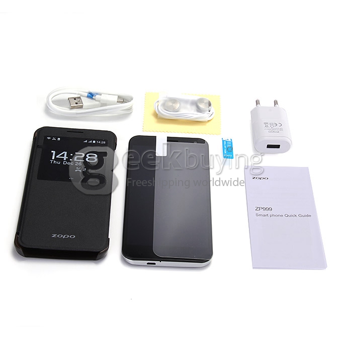 Zopo ZP999 Pro Lion Heart 4G Smartphone 3GB RAM 32GB ROM MTK6595 Octa Core 2.0GHz 5.5 inch FHD Android 4.4 14.0MP - Black