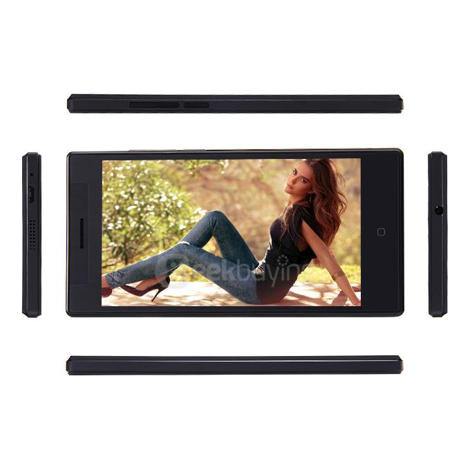 SISWOO A5 5.0inch 4G LTE Android 5.1 Smartphone 64bit MTK6735M Quad Core 1.0Ghz 1GB RAM 8GB ROM - Black