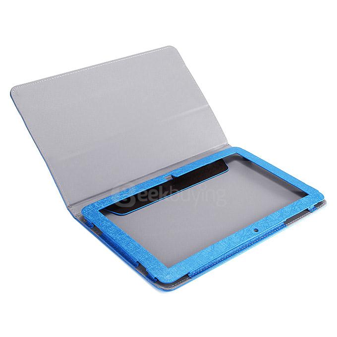 10.6 Inch PU Leather Stand Case Cover for CUBE i7 Stylus Tablet PC - Blue