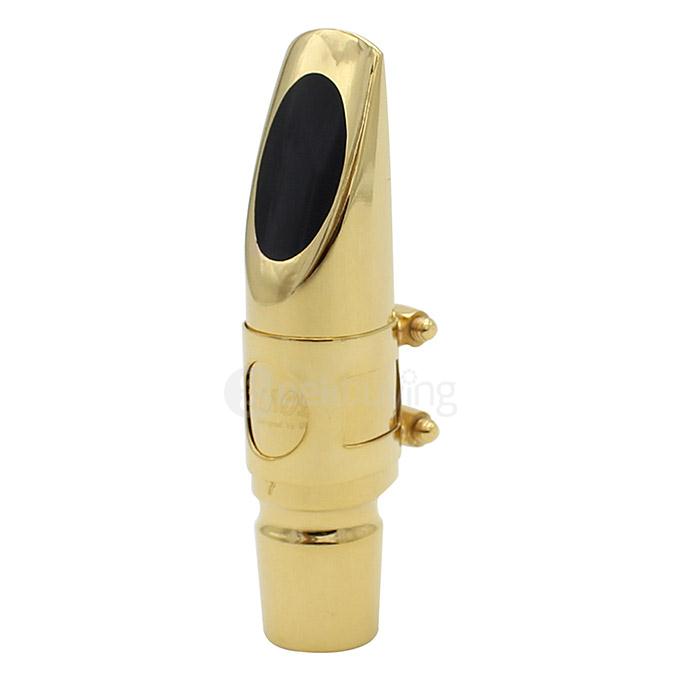 Alto Saxophone Metal Mouthpiece + 2 Pcs Mouthpiece Cushions