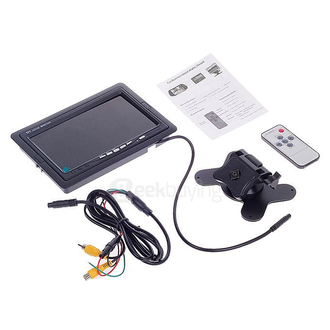XY-2073 7 Inch TFT Color LCD Car Monitor with Remote Controller