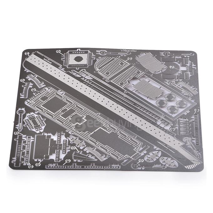 MINI DIY 3D Nanometal Model Titanic Puzzle - Silver