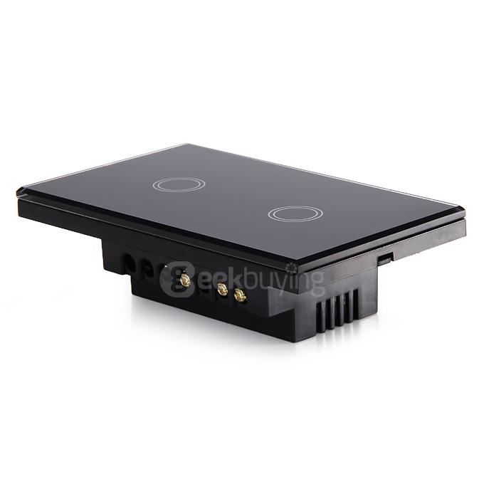 Funry Y8 Home Touch Switch Double Touch Control 1 Way Intelligent Control Switch With Overload Protection - US