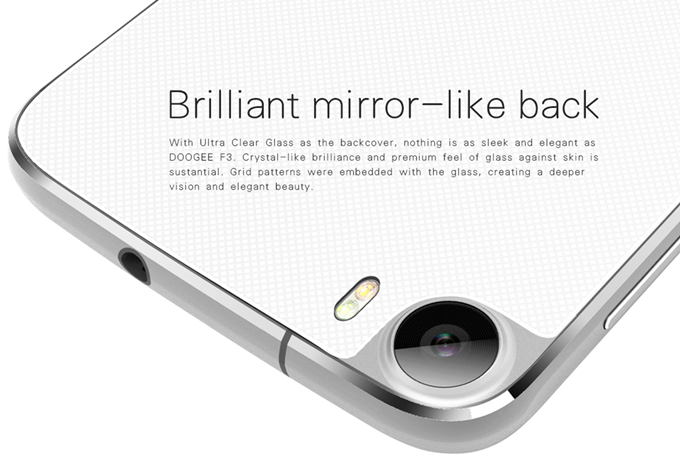 DOOGEE F3 Pro 4G 5.0Inch FHD Android 5.1 3GB 16GB Smartphone MTK6753 64bit Octa Core 2.5D Corning Gorilla Glass - Black