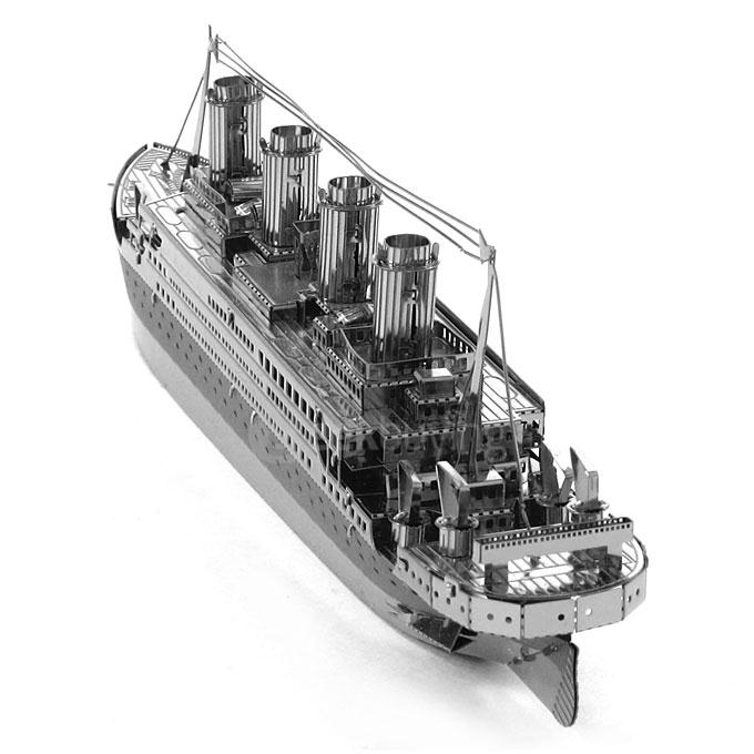 MINI DIY 3D Nanometal Model Titanic Puzzle - Silver