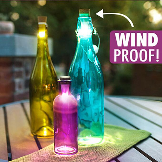 [Wholesale] 10 pcs Cork Shaped Rechargeable USB LED Night Light Super Bright White Empty Wine Bottle Lamp