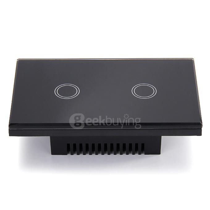 Funry Y8 Home Touch Switch Double Remote Control Intelligent Control Switch With Overload Protection - US