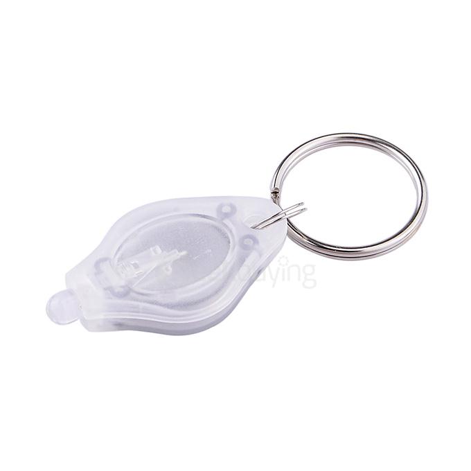Castle Flashlight Keychain Thumb Lamp 10/Pack - White