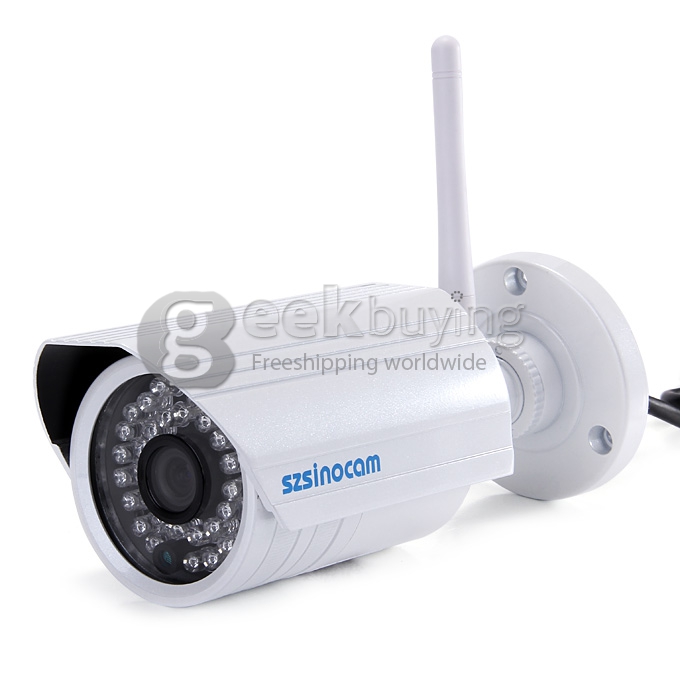 Sinocam SN-NVK-7304D 4CH Wifi H.264 P2P NVR Kit with 4pcs Wireless 1.0MP 3.6mm Day Night Vision Outdoor Weatherproof IP Camera