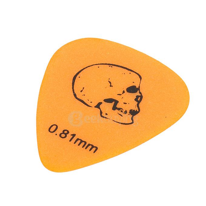 24Pcs/Set AP-24D Special Designs Plastic Guitar Picks 0.46/0.71/0.81mm Thickness - Multi Colors