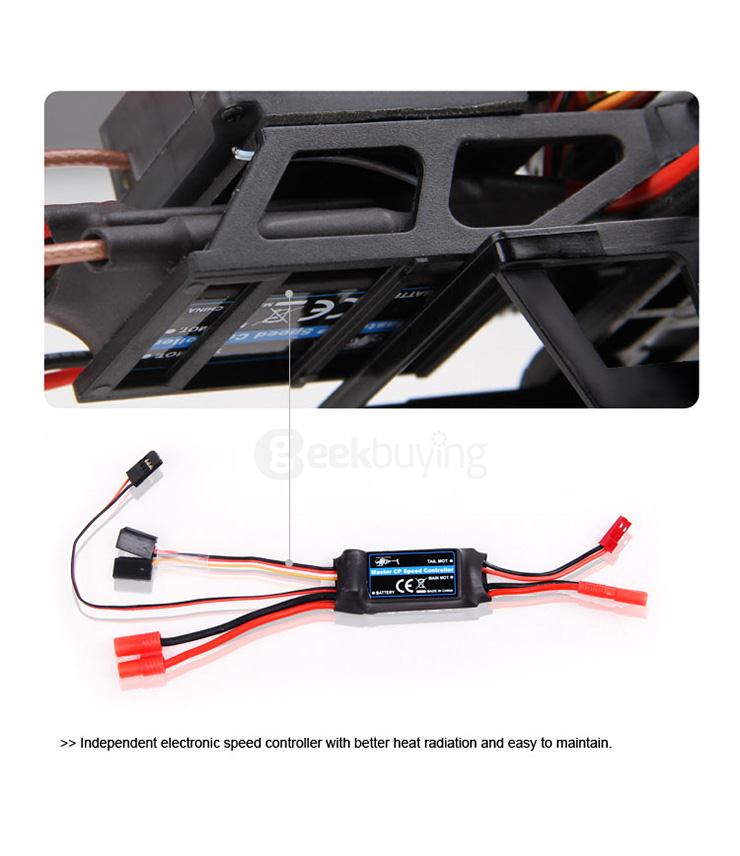 Walkera Master CP Flybarless RC Helicopter 6CH 6Axis Gyro 3D Telemetry Sky Fighter BNF Without Transmitter