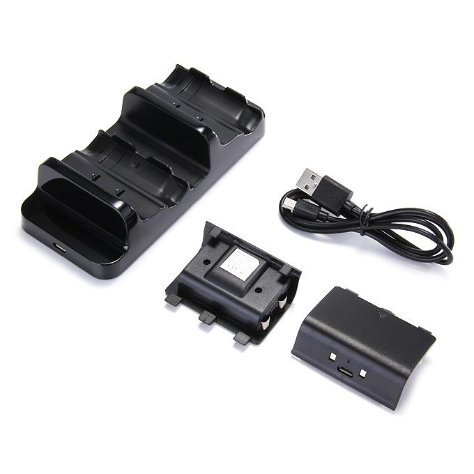 Dual Charging Dock for XBOX ONE Wireless Controller With 2 Battery Packs