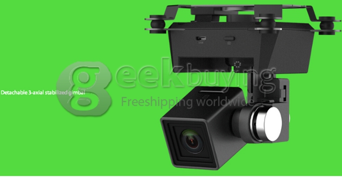 Zero Explorer Xplorer Vision FPV 5.8G HD 14MP Camera RC Quadcopter - Black