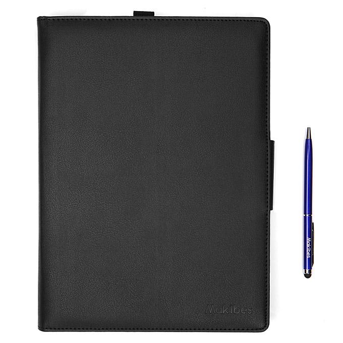 Makibes Removable Bluetooth Touchpad Keyboard Cover Case With Touch Pen For Microsoft Surface 3 - Black