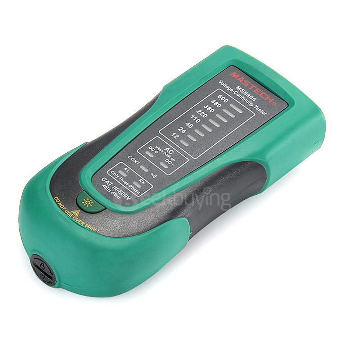MASTECH MS8906 Voltage/Continuity Tester Phase Sequence/Live Wire/Lighting Function Measuring Instrument