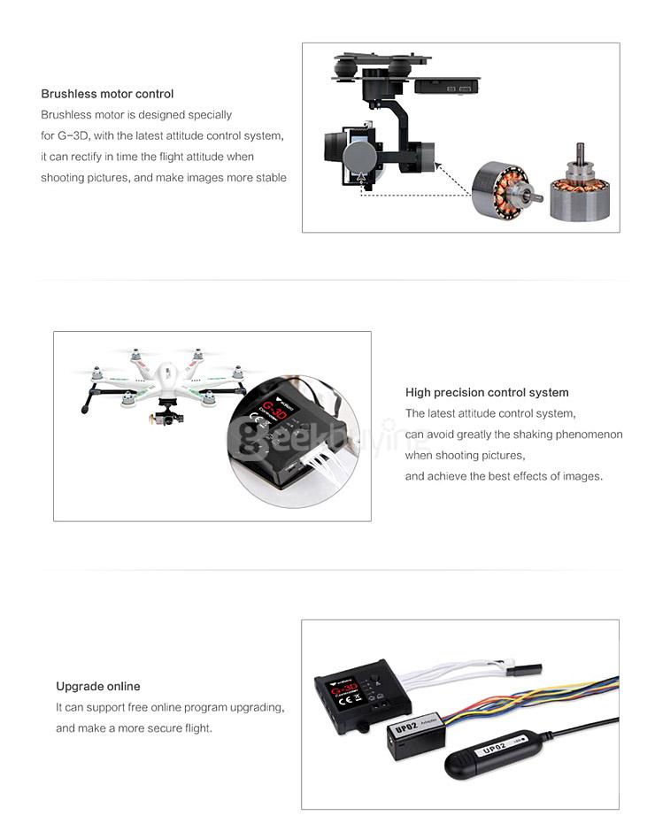 Walkera QR X350 Pro FPV GPS RC Quadcopter 32CH 5.8G One Key To Takeoff With DEVO F12E/G-3D/iLook+