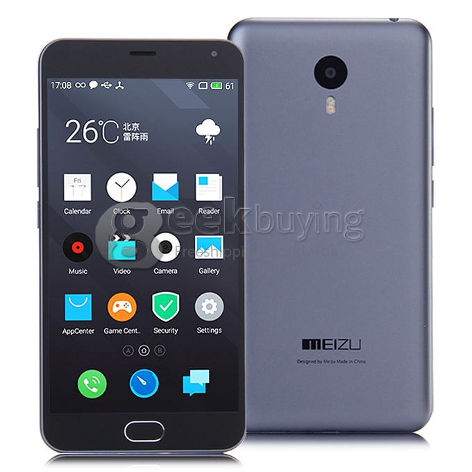 [Spain Stock]MEIZU M2 NOTE (MEILAN NOTE 2) 5.5inch FHD Android 5.0 2GB 16GB Smartphone 4G LTE MTK6753 Octa Core 1.3 GHz Smartwake Miracast - Gray