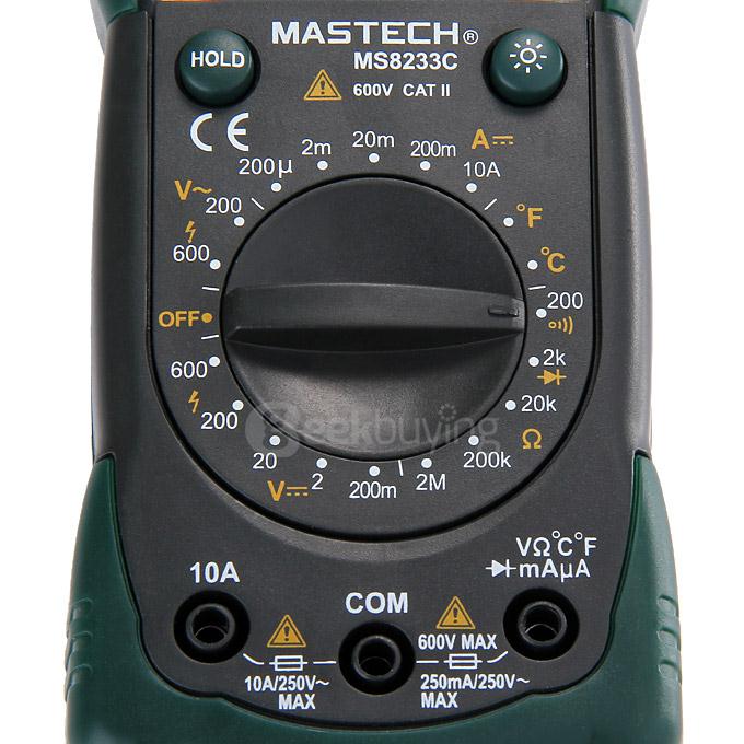 MASTECH MS8233C Digital Multimeter Temperature Tester