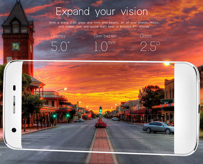DOOGEE F3 Pro 4G 5.0Inch FHD Android 5.1 3GB 16GB Smartphone MTK6753 64bit Octa Core 2.5D Corning Gorilla Glass - Black