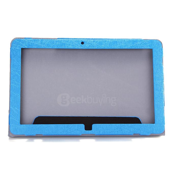 10.6 Inch PU Leather Stand Case Cover for CUBE i7 Stylus Tablet PC - Blue