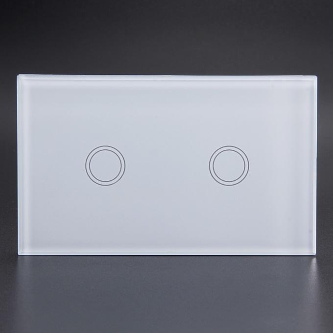 Funry Y8 Home Touch Switch Double Touch Control 1 Way Intelligent Control Switch With Overload Protection - US