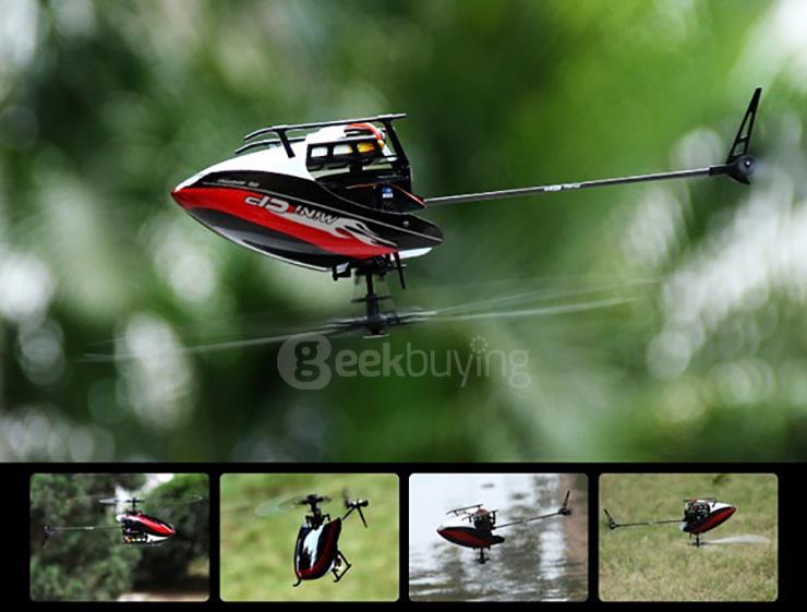 Walkera Mini CP Flybarless RC Helicopter 6CH 3Axis Gyro 3D Telemetry Sky Fighter BNF