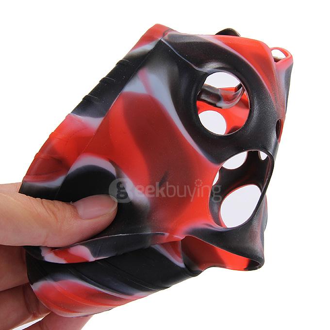 Silicone Protective Cover Case for XBOX ONE Controller - Black + Light Red