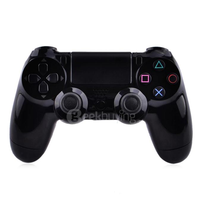 [Spain Stock]PS4 USB Wired Gaming Controller Gamepad With Analog Sticks Half Cracked Version for PC / Laptop / PlayStation 4 - Black