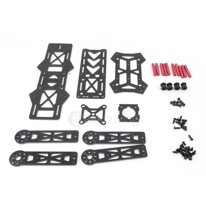 250mm Mini FPV Quadcopter Glass Fiber Frame Kit For QAV250