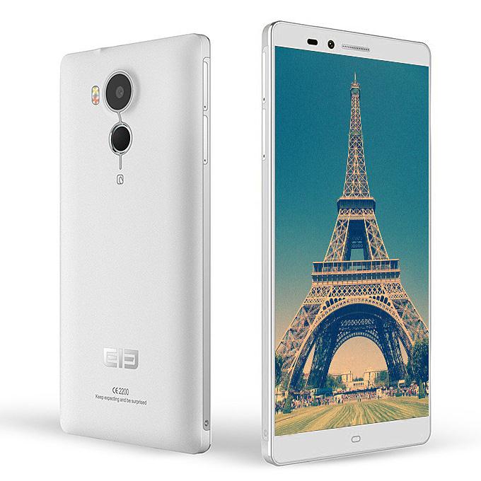 [HK Stock] Elephone Vowney 5.5inch 2K Screen Android 5.1 4GB 32GB Smartphone 64bit MTK6795 Octa Core Touch ID NFC OTG 4000mAh - White