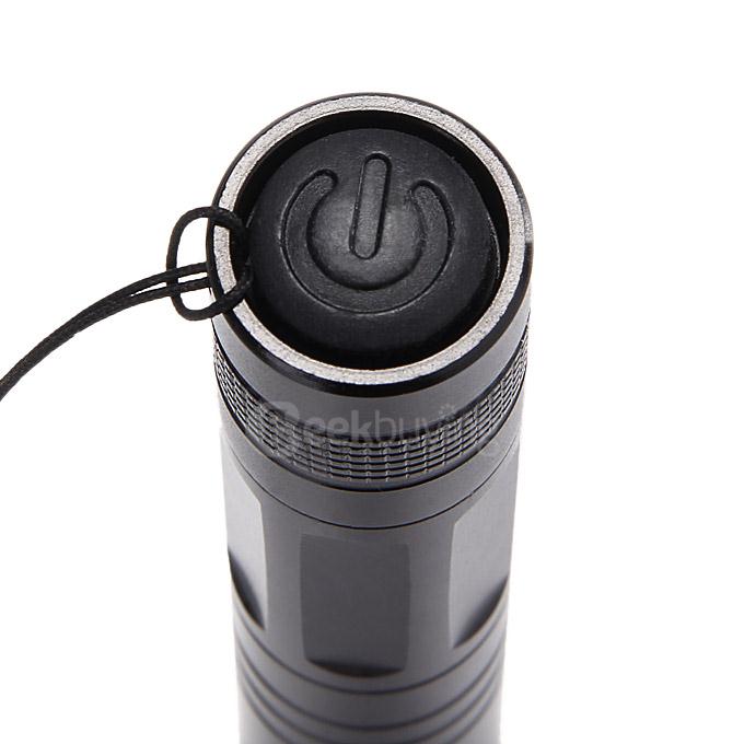 [HK Stock] Small Sun ZY-551 200Lm Super Mini AA LED Flashlight Torch for Outdoor Activities  -  Black