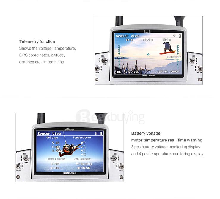 Walkera QR X350 PRO FPV GPS Quadcopter With DEVO 10/G-2D Gimbal RTF