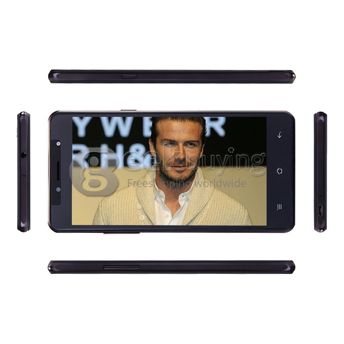 SISWOO C55 5.5inch 4G FDD-LTE Android 5.1 2GB 16GB Smartphone 64bit MTK6753 Octa Core 13.0MP IPS HD Breath Light - Black