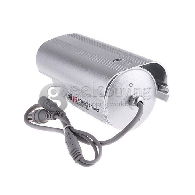 H.264 1/4' Color CMOS Weatherproof Surveillance DVR Kit with 36 LEDs 480TV Lines 4CH CCTV Camera System