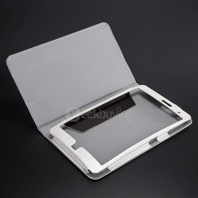 PU Leather Stand Case Cover for CHUWI HI8 Tablet PC - White