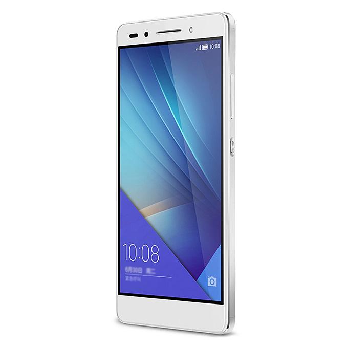 HUAWEI Honor 7 5.2inch FHD EMUI 3.1 3GB 16GB 4G LTE Smartphone Hisilicon Kirin 935 Octa Core 20.0 MP OTG Touch ID-Silver