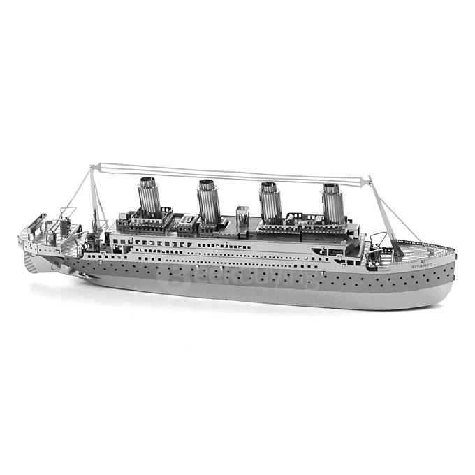 MINI DIY 3D Nanometal Model Titanic Puzzle - Silver