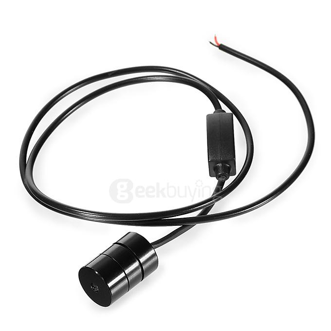 LJ-01 Car Laser Fog Light Rear Anti-Collision Brake Tail Lights Warning Lamp- Black