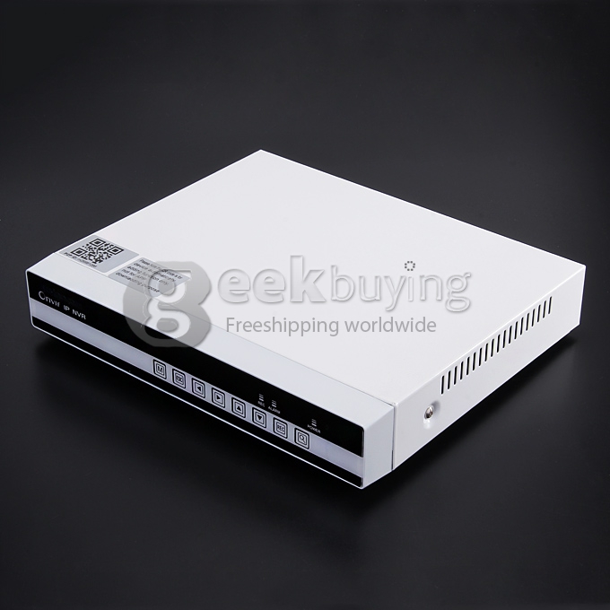 Sinocam SN-NVK-7304D 4CH Wifi H.264 P2P NVR Kit with 4pcs Wireless 1.0MP 3.6mm Day Night Vision Outdoor Weatherproof IP Camera