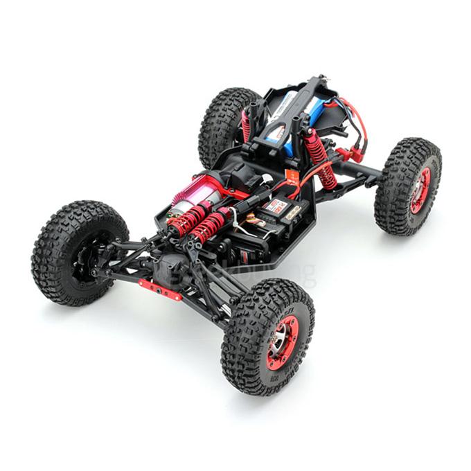 [Spain Stock]Feiyue FY03 Eagle-3 1/12 Off-Road Truck 2.4G 4WD Desert Safari Racer RC Car - Red